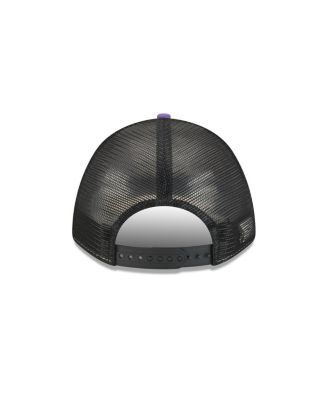 Men's Purple Baltimore Ravens Linear A-Frame 9FORTY Adjustable Hat