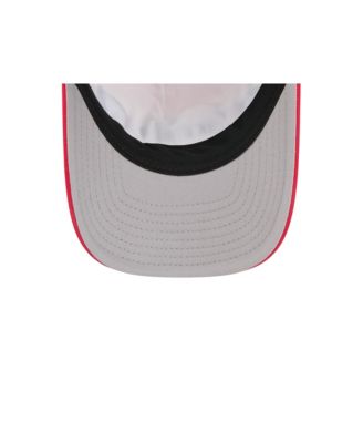 Men's Red New York Giants Linear A-Frame 9FORTY Adjustable Hat