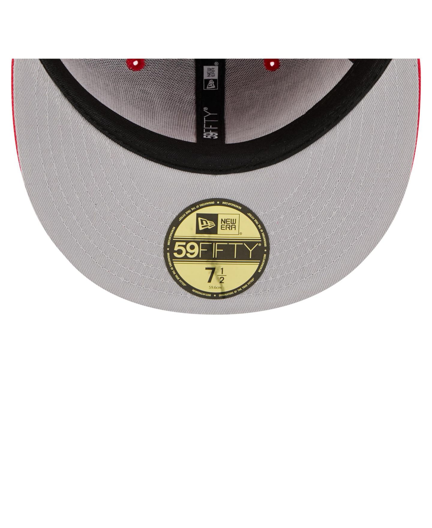 Мужская бейсболка New Era Kansas City Chiefs Oversized 59FIFTY Fitted, Red — фото 2