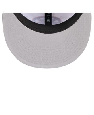 Men's White/Black Boston Bruins Repeat Two-Tone 59FIFTY Fitted Hat