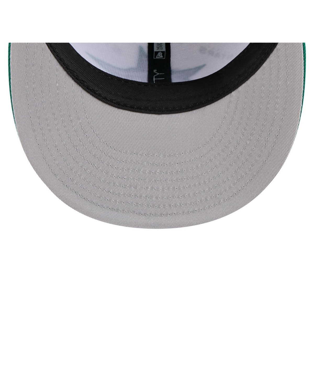 New Era Men's White/kelly Green Dallas Stars Repeat Two-tone 59fifty Fitted Hat In Green