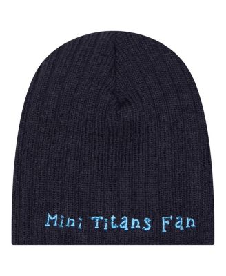 Baby Boys and Girls Navy Tennessee Titans Mini Knit Hat