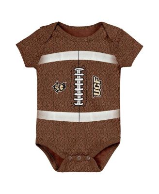 Outerstuff - Baby Boys and Girls Brown UCF Knights Catch Me Football Bodysuit