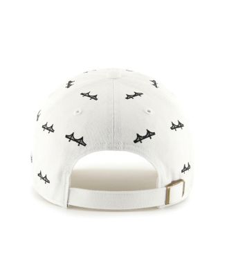 Men's and Women's White San Francisco 49ers Confetti Clean Up Adjustable Hat