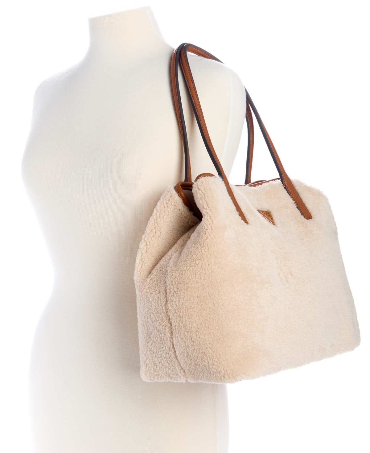 Guess Women's Victtoria 2-in-1 Medium Tote Bag In Brown