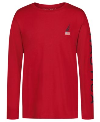 Nautica - Boys 8-20 USA J-Class Long Printed Sleeve T-Shirt