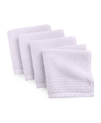 Spa 100% Cotton 4-Pack Washcloth Set, 13" x 13"