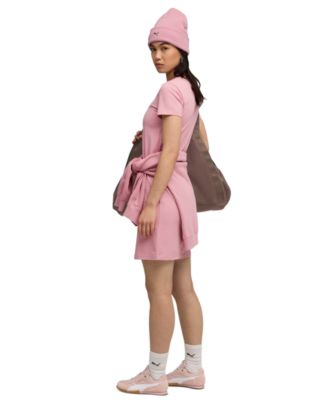 Women's Essential Short-Sleeve Slim Dress