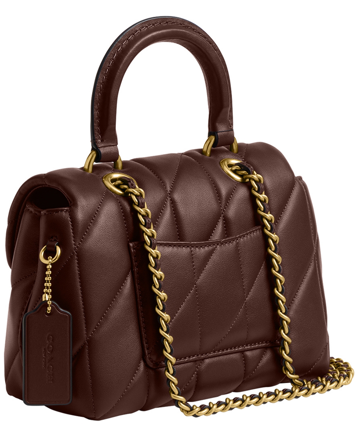 Coach Tabby Mini Quilted Top Handle Handbag