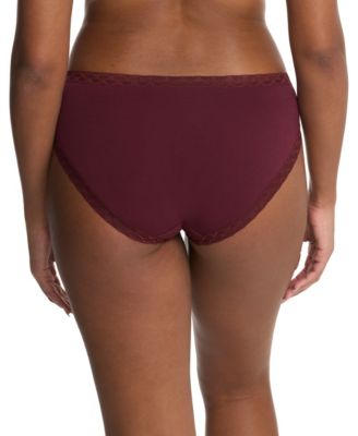 Women's Bliss Lace-Trim Cotton French-Cut Brief Underwear 152058