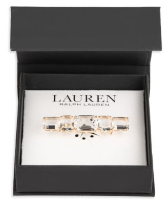 Crystal Stone Gold-Tone Pin