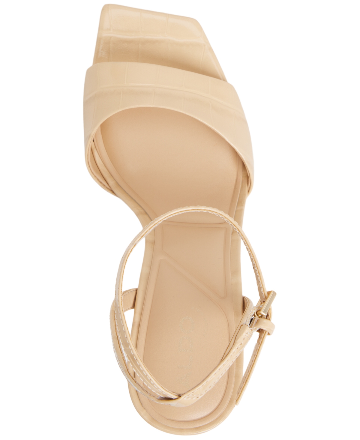 Aldo Women's Harmonious Two-piece Square Toe Dress Sandals In Brown