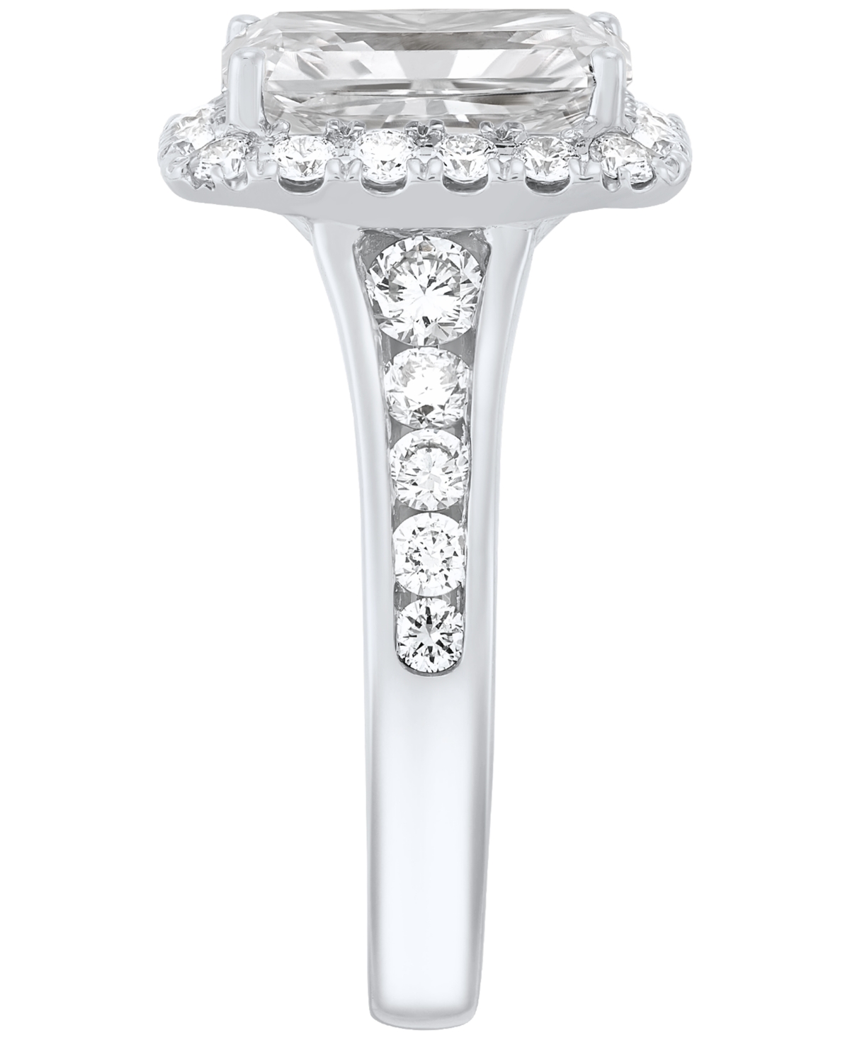 Grown With Love Igi Certified Lab Grown Diamond Ring (4 Ct.t.w.) In 14k White Gold In Silver