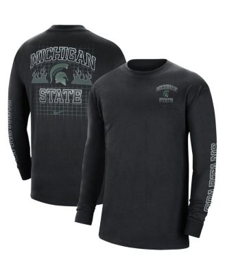 Nike - Men's Black Michigan State Spartans Tour Max 90 Long Sleeve T-Shirt