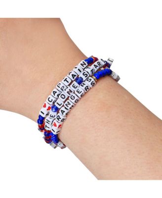 Texas Rangers Friendship Bracelet, Set of 3
