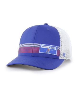 '47 Brand - Men's Royal Kansas Jayhawks Rangefinder Brrr Trucker Adjustable Hat
