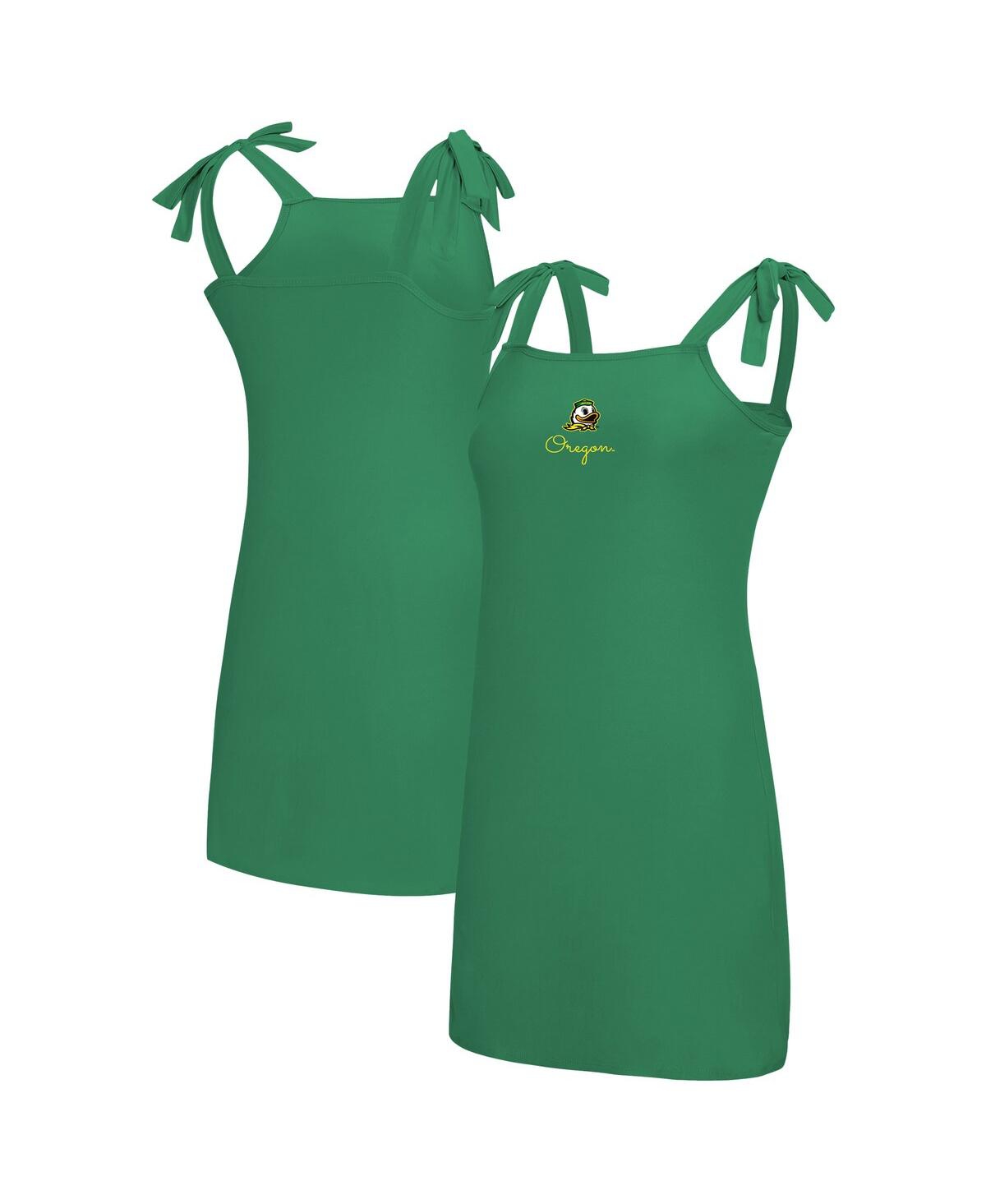 Concepts Sport Women's Kelly Green Oregon Ducks Tie-shoulder Nightdress