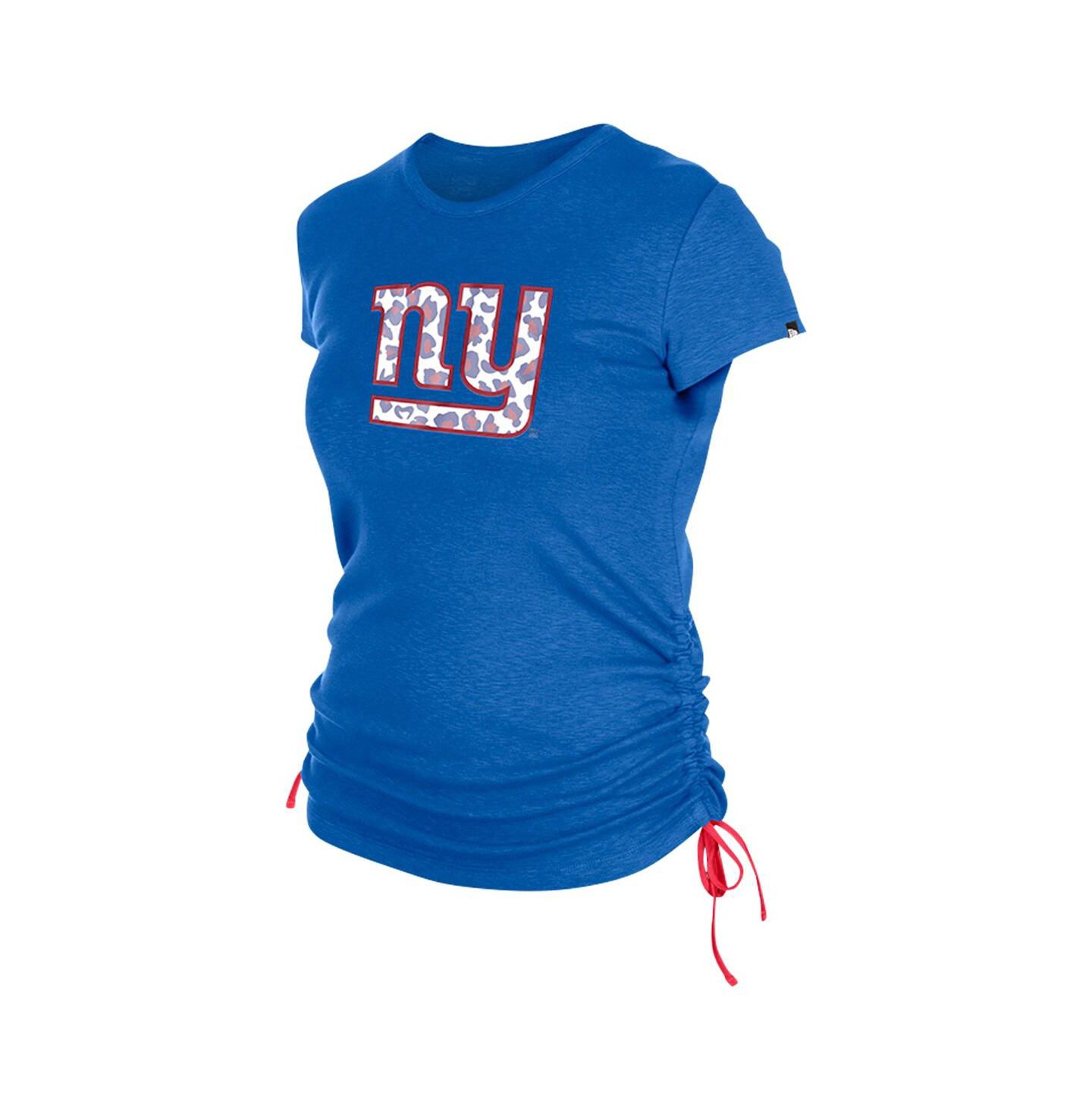 Женская футболка New Era Royal New York Giants Ruched Side — фото 2