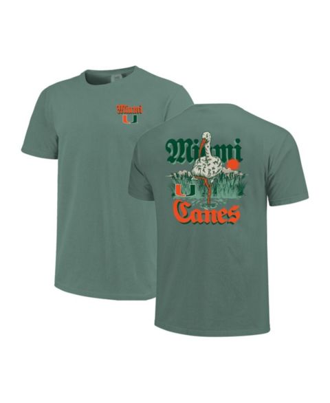 Футболка Image One Green Miami Hurricanes Hyper Local Mascot Swamp
