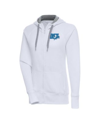 Women's White Detroit Lions Victory Full-Zip Hoodie
