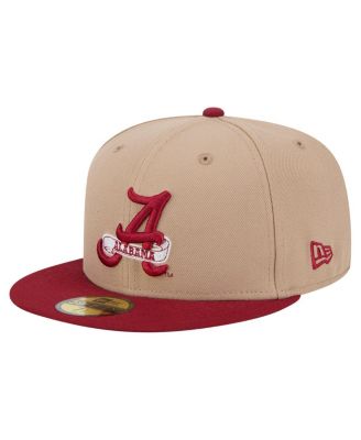 New Era - Men's Khaki Alabama Crimson Tide Two-Tone 59FIFTY Fitted Hat