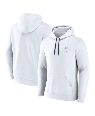 Fanatics - Men's White Milano Cortina 2026 Winter Olympics Fleece Pullover Hoodie