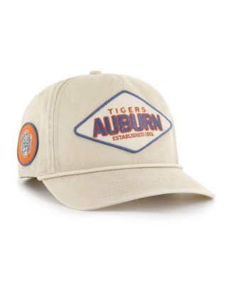 '47 Brand - Men's and Women's Cream Auburn Tigers Outdoorsmen Cairn Hitch Adjustable Hat