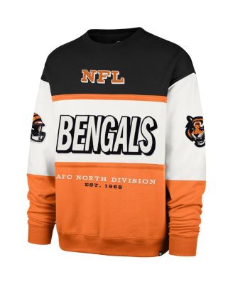 Men's Black/Orange Cincinnati Bengals Breeze Maximalist Sweatshirt