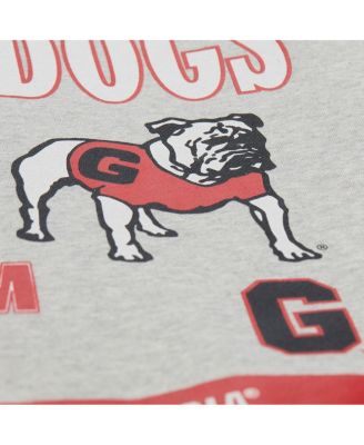 Men's Gray Georgia Bulldogs All Over Print Sweatshirt