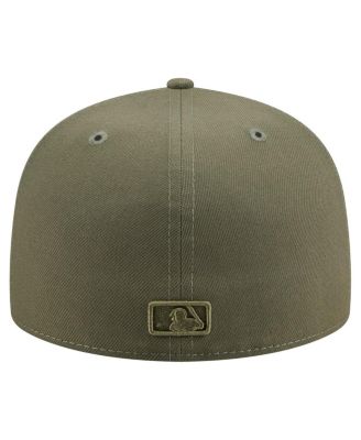 Men's Olive Tampa Bay Rays Color Pack A-Frame 59FIFTY Fitted Hat