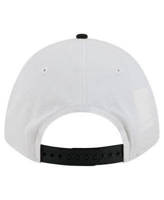 Men's White/Black Purdue Boilermakers Arch Two-Tone Rope 9FORTY A-Frame M-Crown Adjustable Hat