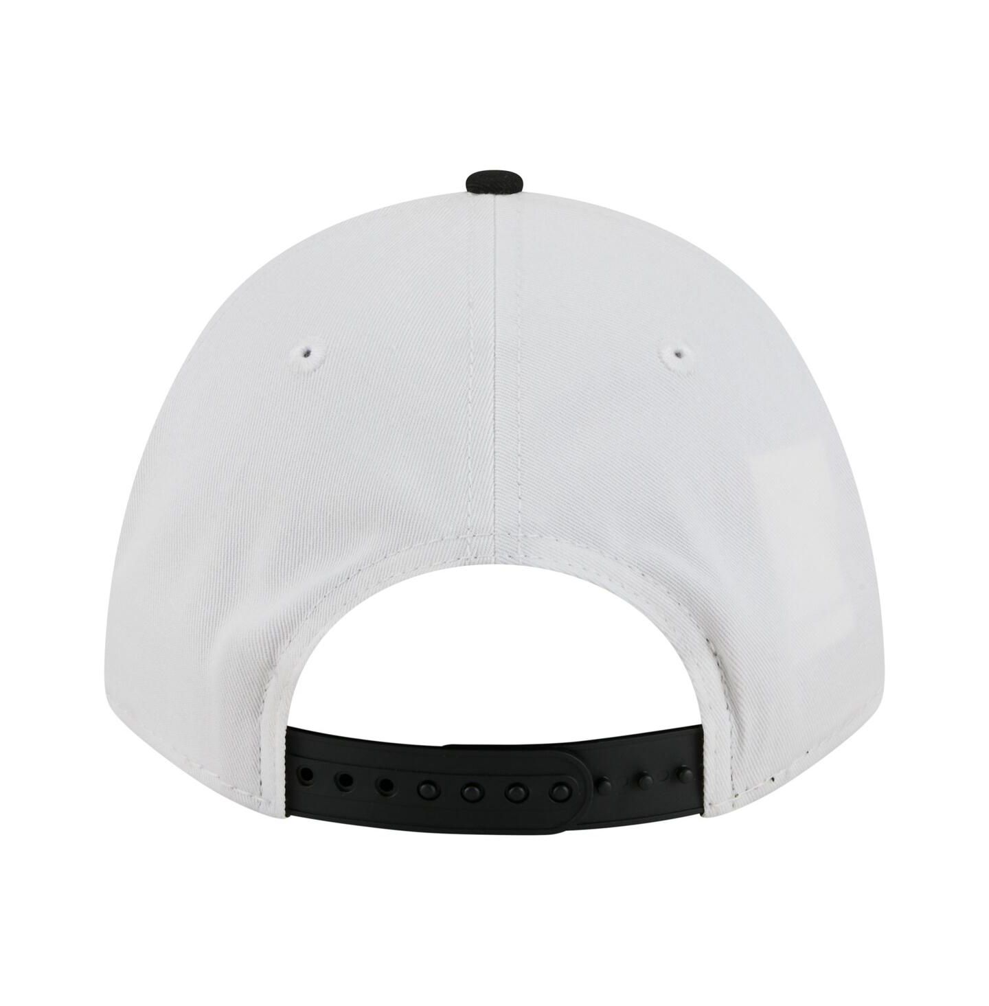 Мужская кепка New Era White/Black Purdue Boilermakers Arch Two-Tone Rope 9FORTY A-Frame M-Crown Adjustable Hat — фото 4