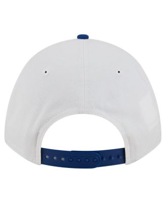 Men's White/Royal Duke Blue Devils Arch Two-Tone Rope 9FORTY A-Frame M-Crown Adjustable Hat