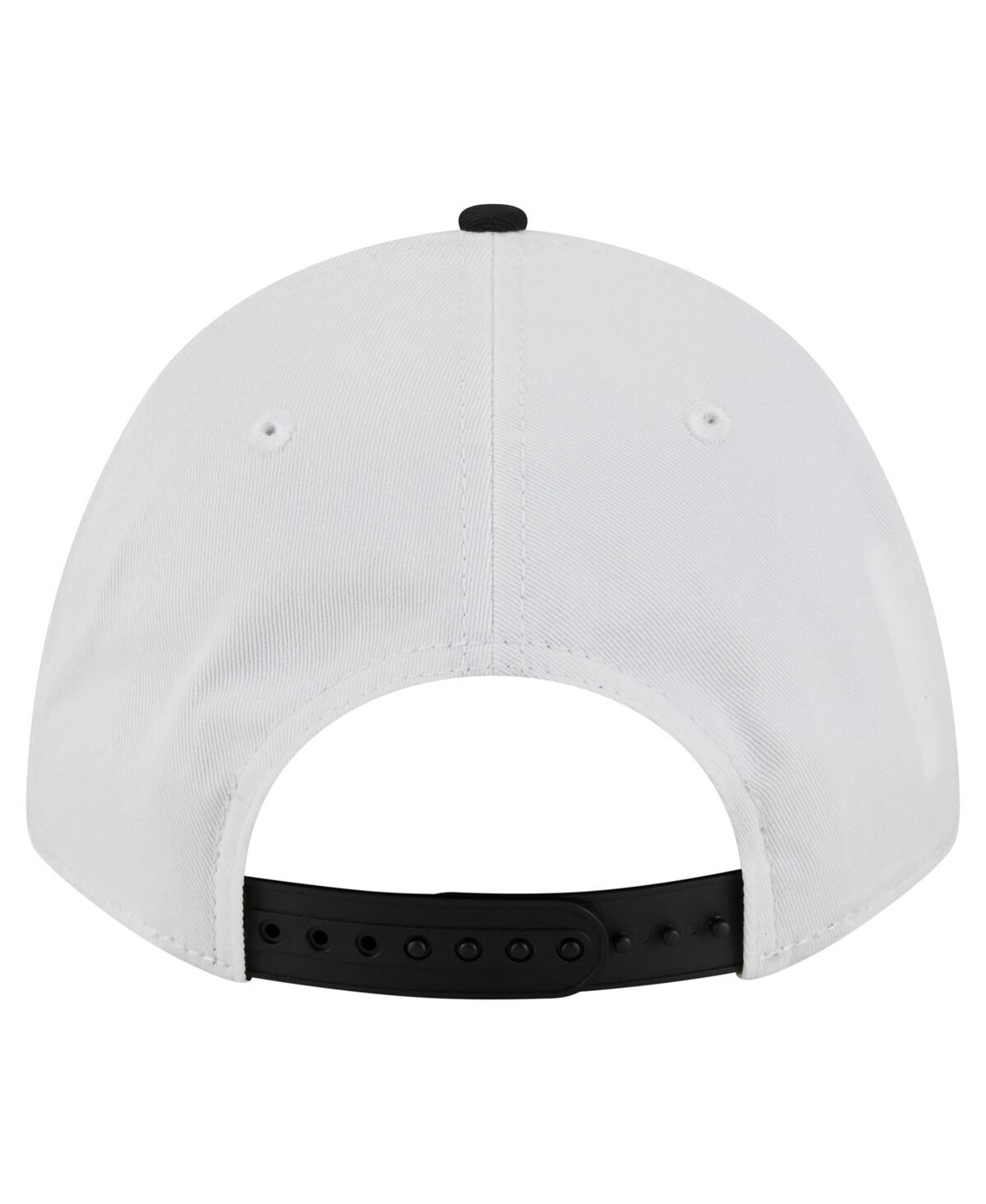 New Era Men's White/black Missouri Tigers Arch Two-tone Rope 9forty A-frame M-crown Adjustable Hat In White
