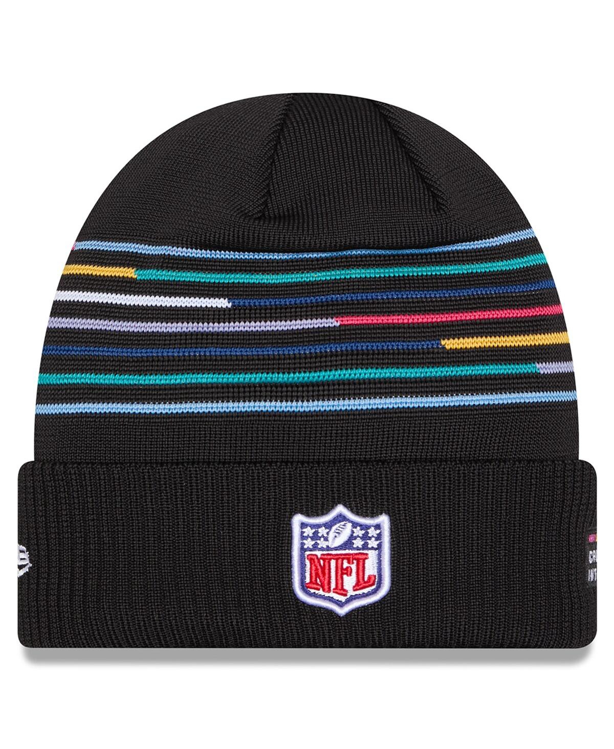 New Era Men's Black New Orleans Saints 2025 Nfl Crucial Catch Cuffed Knit Hat