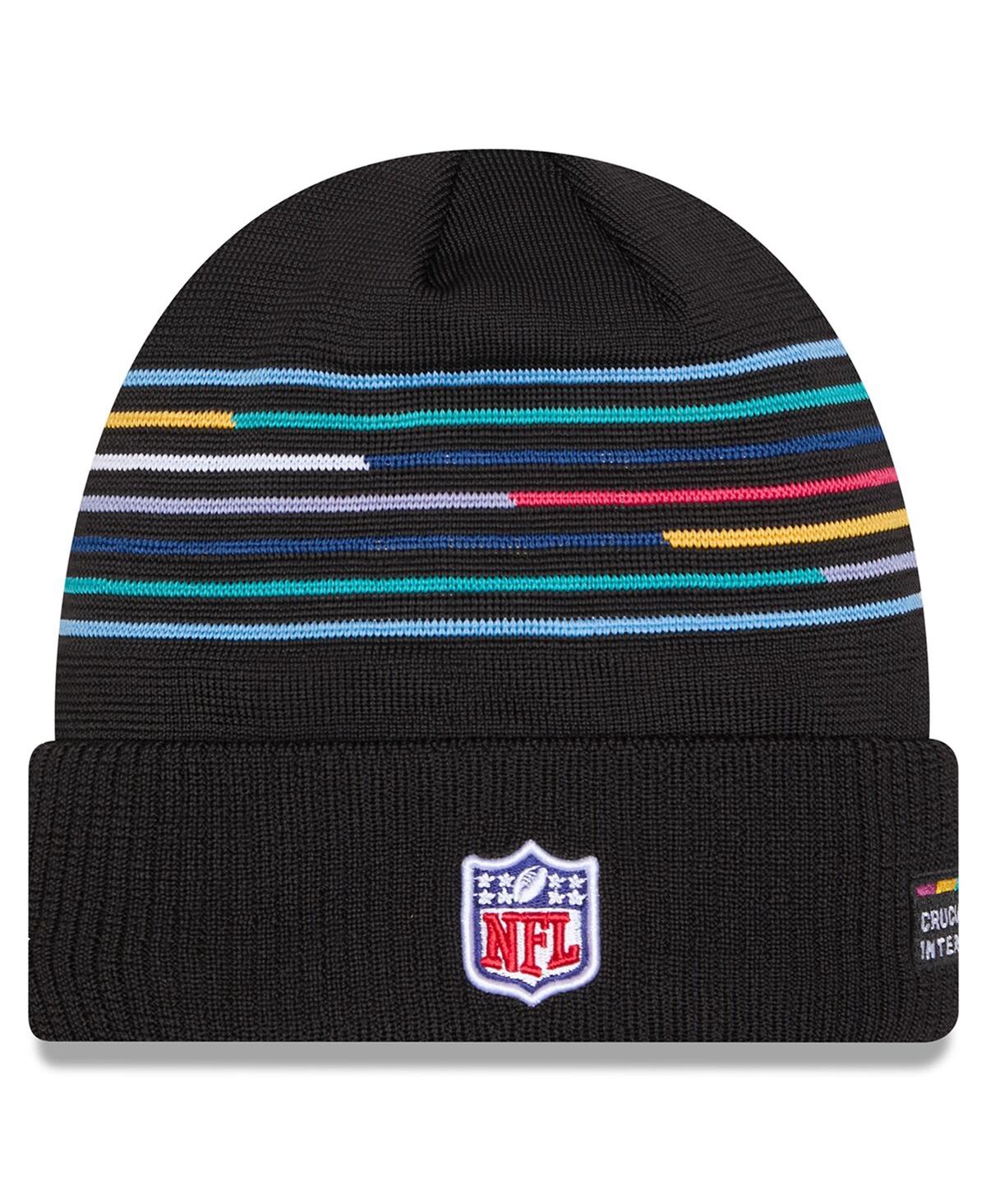 New Era Men's Black Los Angeles Chargers 2025 Nfl Crucial Catch Cuffed Knit Hat