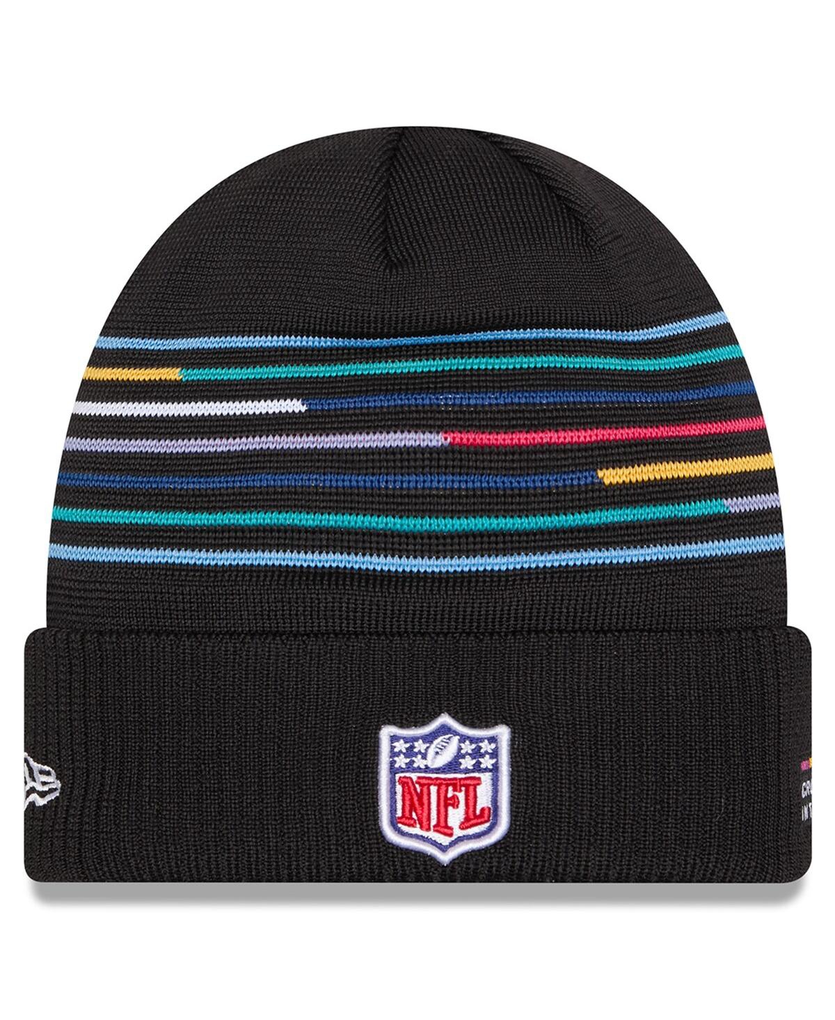 New Era Men's Black Indianapolis Colts 2025 Nfl Crucial Catch Cuffed Knit Hat