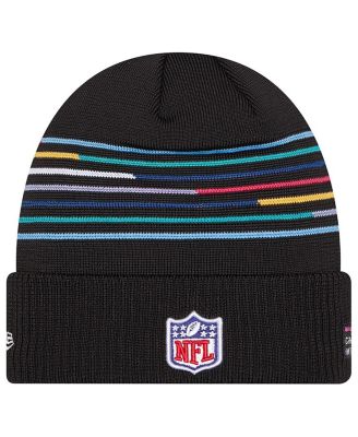 Men's Black Dallas Cowboys 2025 NFL Crucial Catch Cuffed Knit Hat