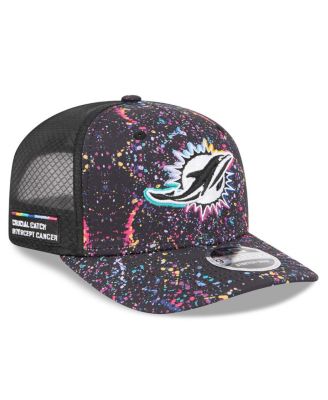 New Era - Men's Black Miami Dolphins 2025 NFL Crucial Catch 9SEVENTY Adjustable Hat