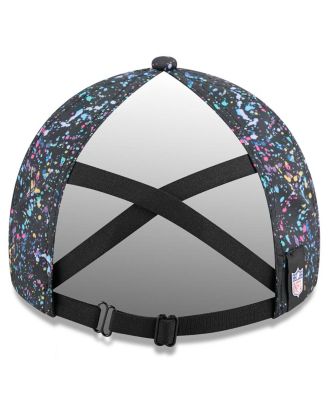 Women's Black Denver Broncos 2025 NFL Crucial Catch Pony Tail Adjustable Hat