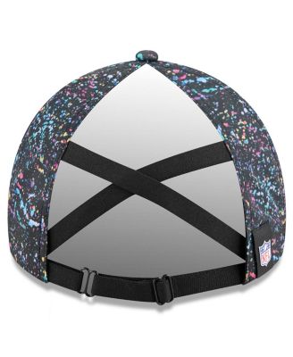 Women's Black Baltimore Ravens 2025 NFL Crucial Catch Pony Tail Adjustable Hat