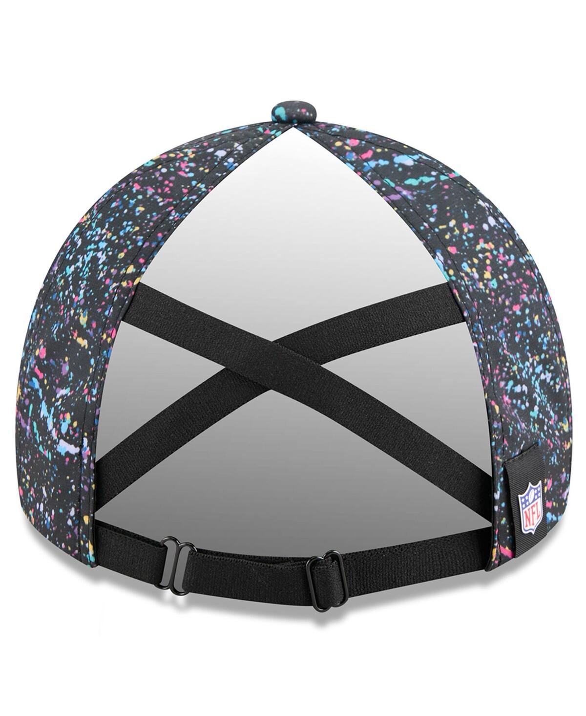 New Era Women's Black Baltimore Ravens 2025 Nfl Crucial Catch Pony Tail Adjustable Hat In Multi