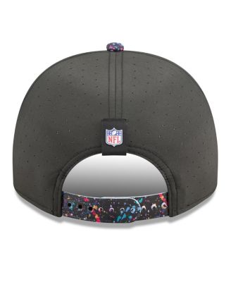 Men's Black Detroit Lions 2025 NFL Crucial Catch A-Frame 9FIFTY Snapback Hat