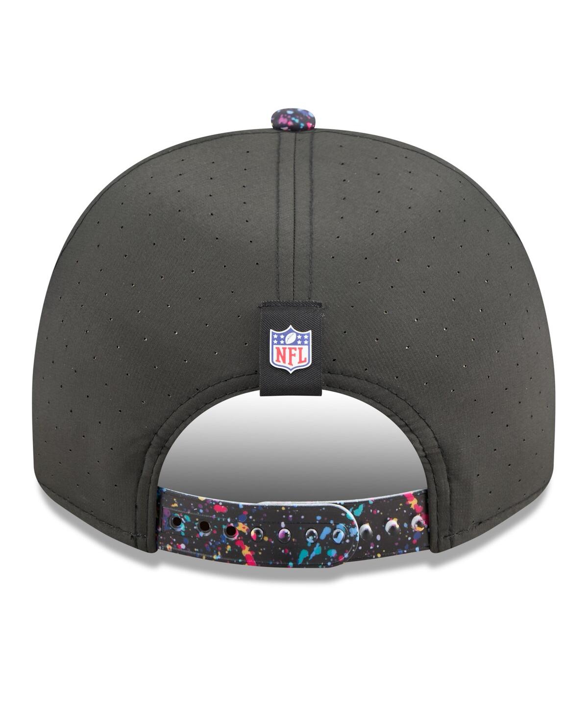 New Era Men's Black Detroit Lions 2025 Nfl Crucial Catch A-frame 9fifty Snapback Hat In Black