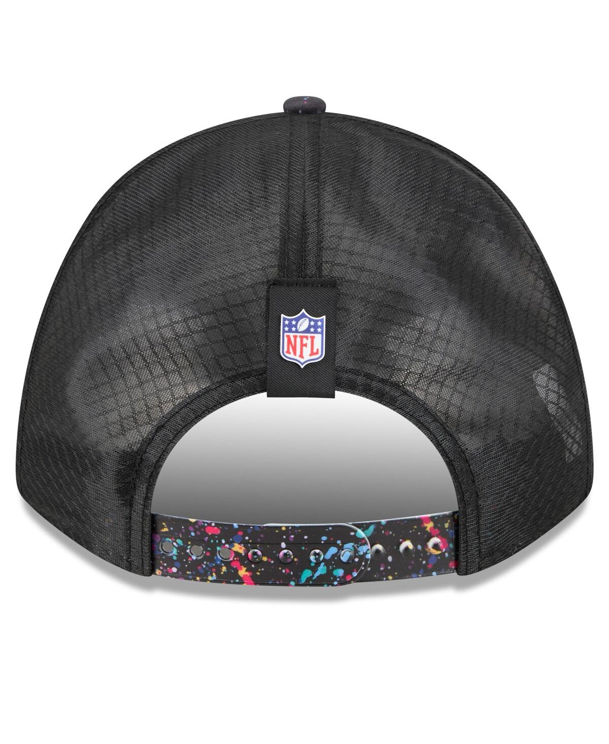 New Era Men's Black Kansas City Chiefs 2025 Nfl Crucial Catch 9forty Adjustable Hat In Gray