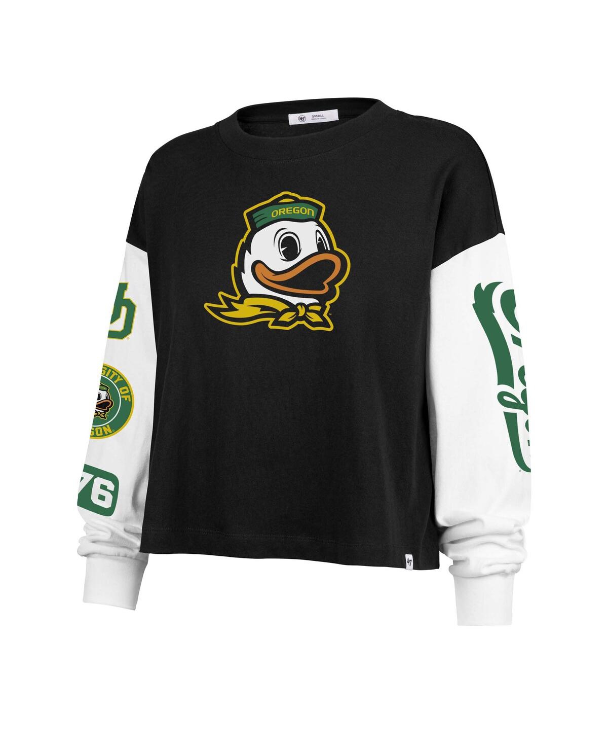 '47 Brand Women's Black Oregon Ducks Sydney Long Sleeve T-Shirt