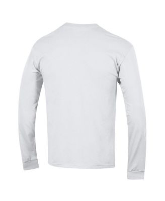 Men's White Texas Longhorns Arch Over Logo 2-Hit Long Sleeve T-Shirt