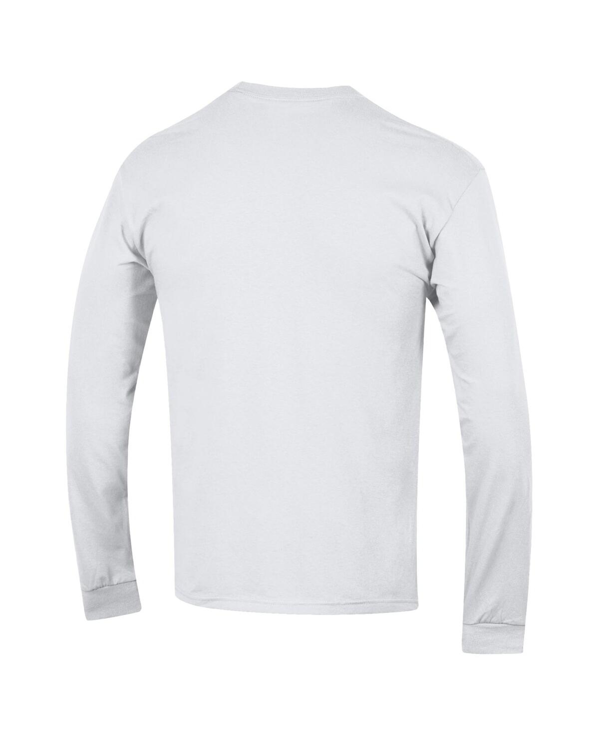 Champion Men's White Texas Longhorns Arch Over Logo 2-hit Long Sleeve T-shirt In White