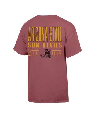 Men's Maroon Arizona State Sun Devils Big Name T-Shirt