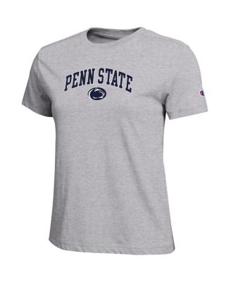 Women's Gray Penn State Nittany Lions Arched Over Logo T-Shirt